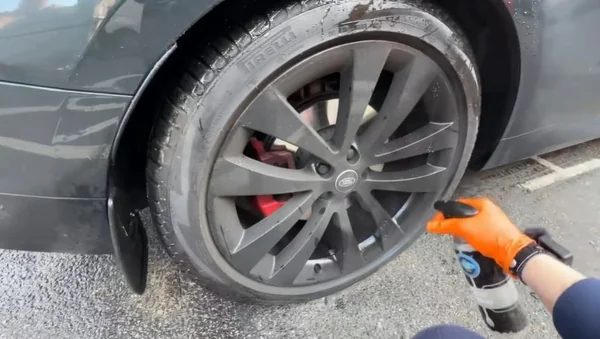 Ceramic coating application in Oakland after full paint decontamination and correction